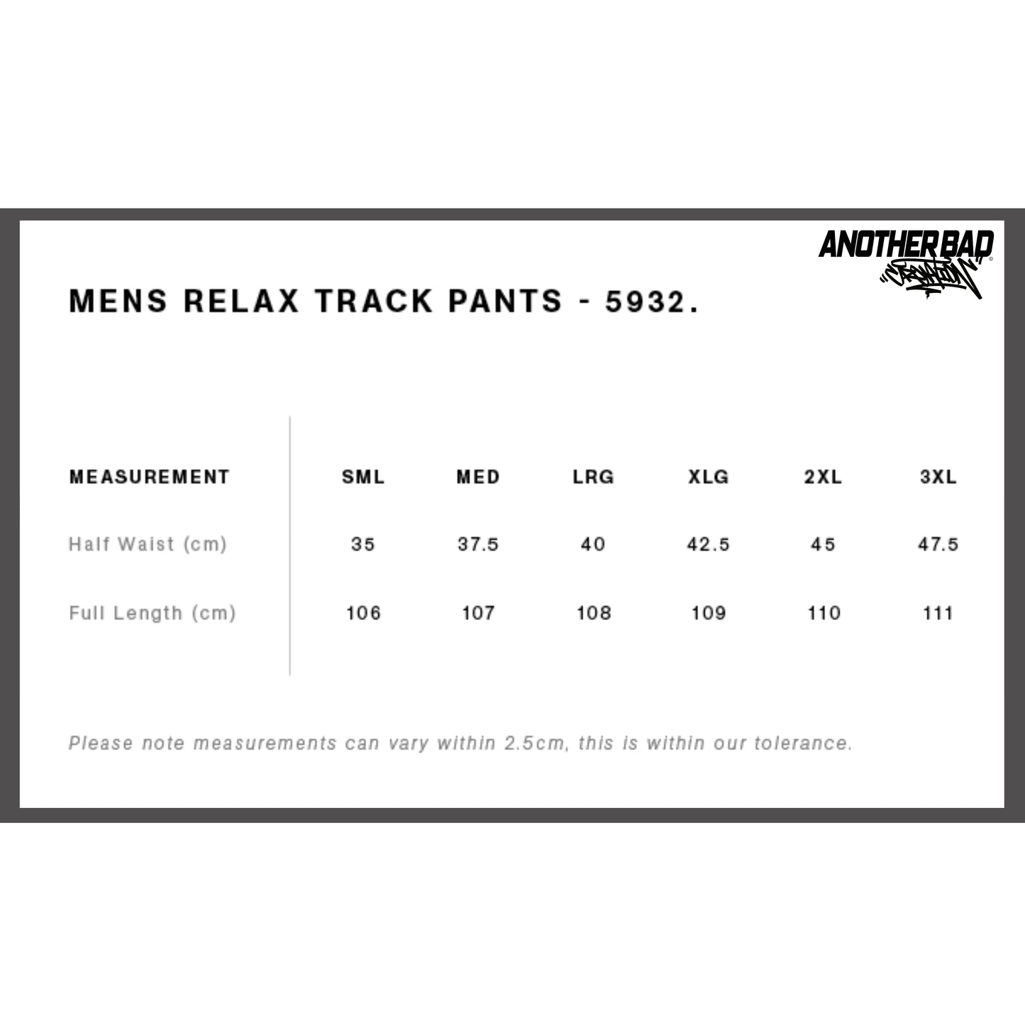 MENS ANOTHER BAD CREATION - ABC BROWN EMB JUNE DROP - RELAX PANTS - 5932 - BLACK