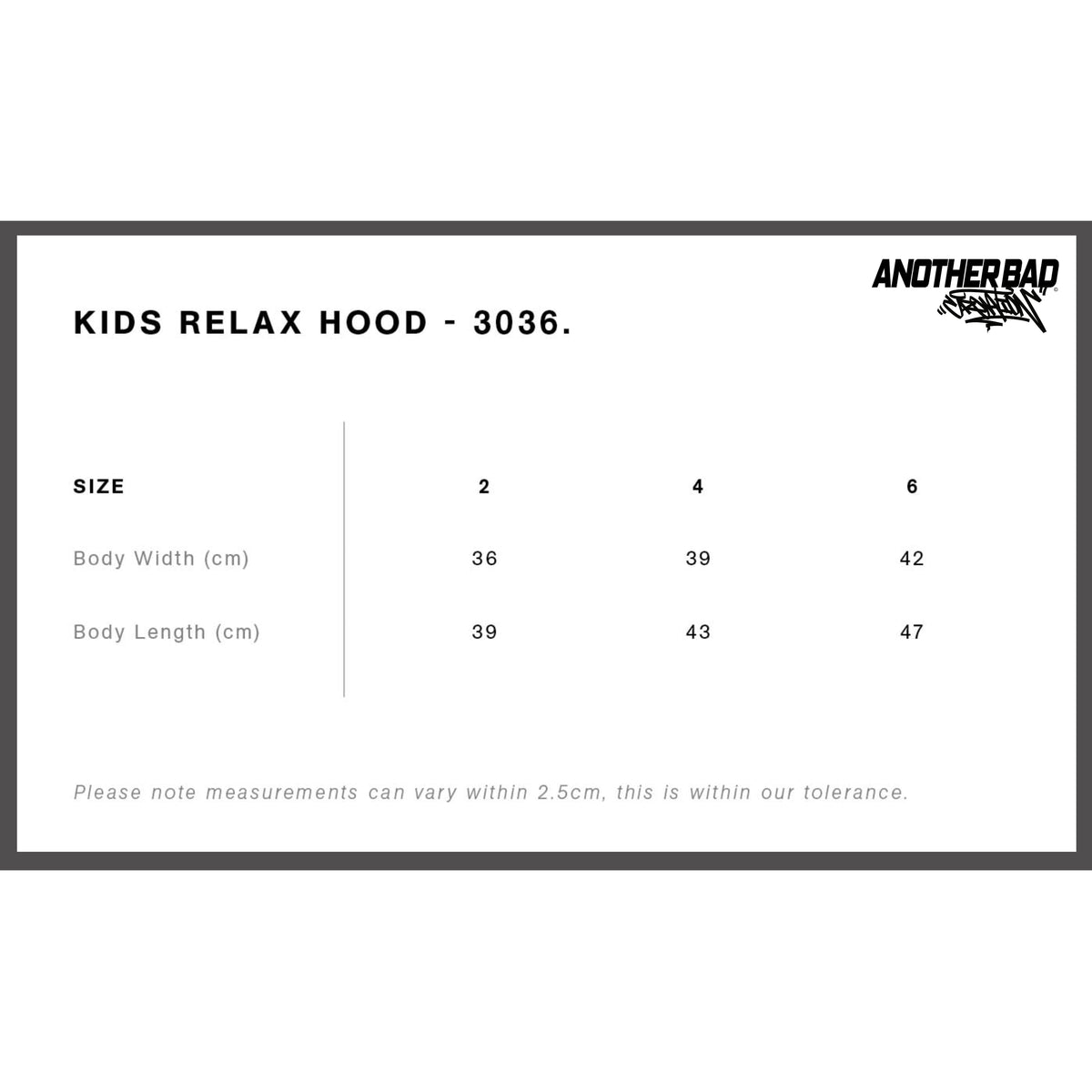 KIDS ANOTHER BAD CREATION - ABC GEL BLUE SEPT DROP - RELAX HOOD - 3036 BLACK