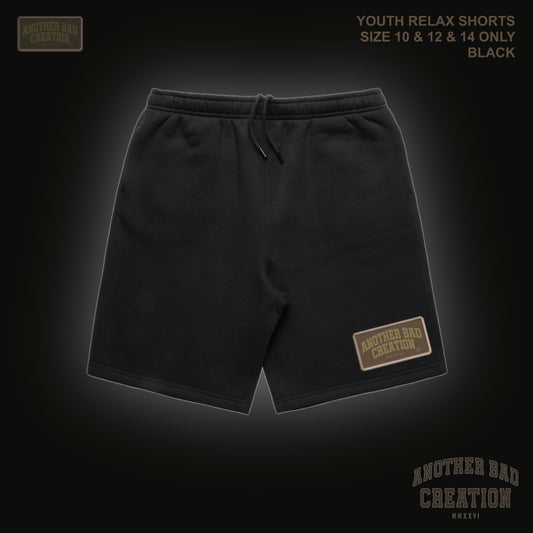 YOUTH ANOTHER BAD CREATION - ABC BROWN EMB JUNE DROP - RELAX TRACK SHORTS - 3043