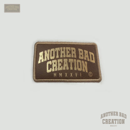 MENS ANOTHER BAD CREATION - ABC BROWN EMB JUNE DROP - MENS HEAVY TEES - 5080 - BLACK - WHITE