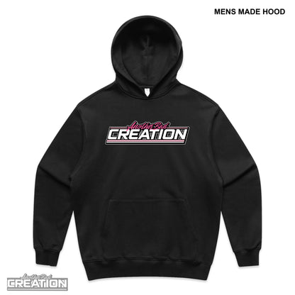 MENS ANOTHER BAD CREATION - ABC GEL PINK DROP - HOODIES - HEAVY - MADE - BOX