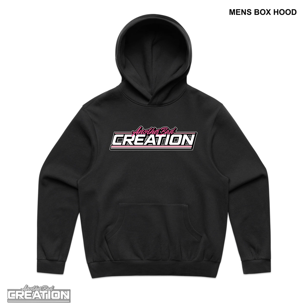 MENS ANOTHER BAD CREATION - ABC GEL PINK DROP - HOODIES - HEAVY - MADE - BOX