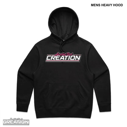 MENS ANOTHER BAD CREATION - ABC GEL PINK DROP - HOODIES - HEAVY - MADE - BOX