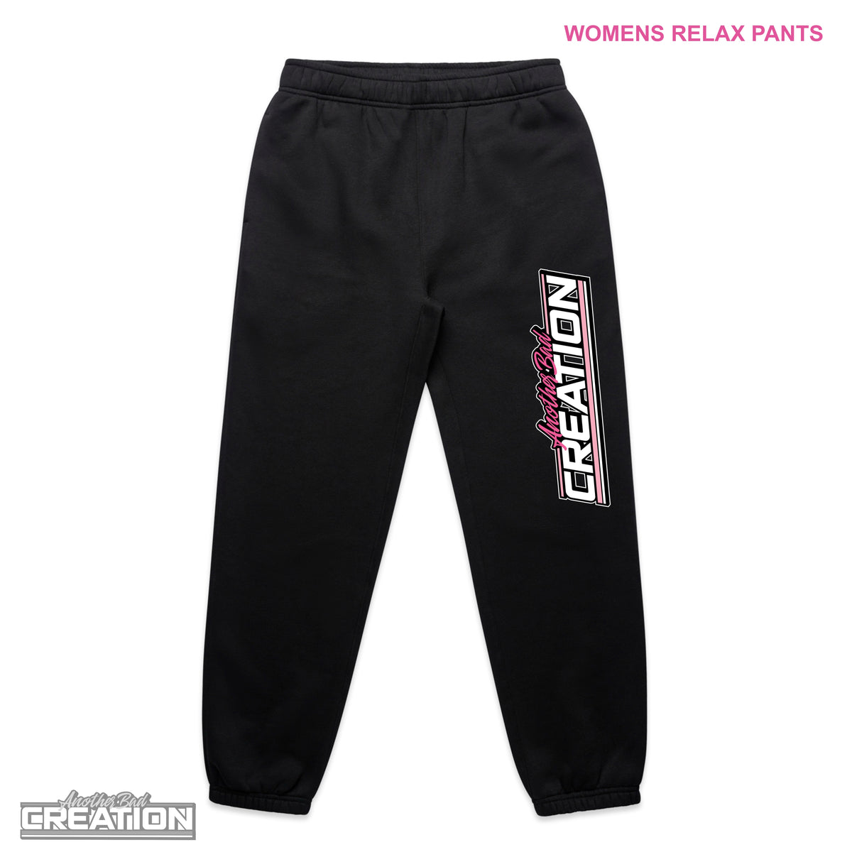 WOMENS ANOTHER BAD CREATION - ABC GEL PINK DROP RELAX PANTS -4932
