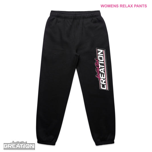 WOMENS ANOTHER BAD CREATION - ABC GEL PINK DROP RELAX PANTS -4932