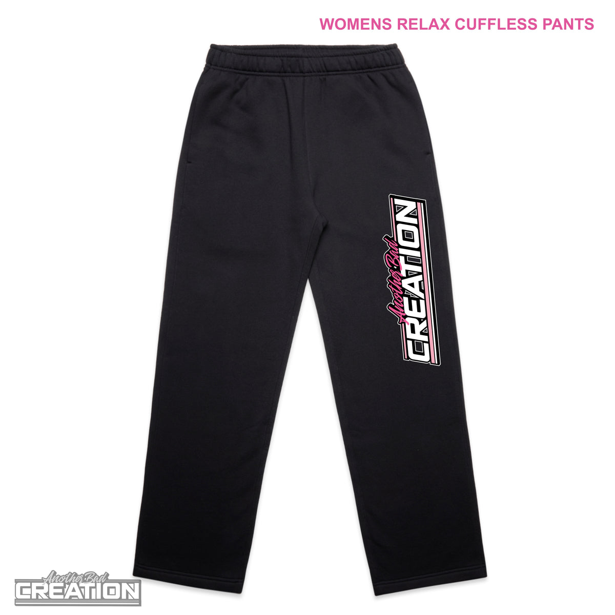 WOMENS ANOTHER BAD CREATION - ABC GEL PINK DROP RELAX CUFFLESS PANTS -4926