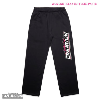 WOMENS ANOTHER BAD CREATION - ABC GEL PINK DROP RELAX CUFFLESS PANTS -4926