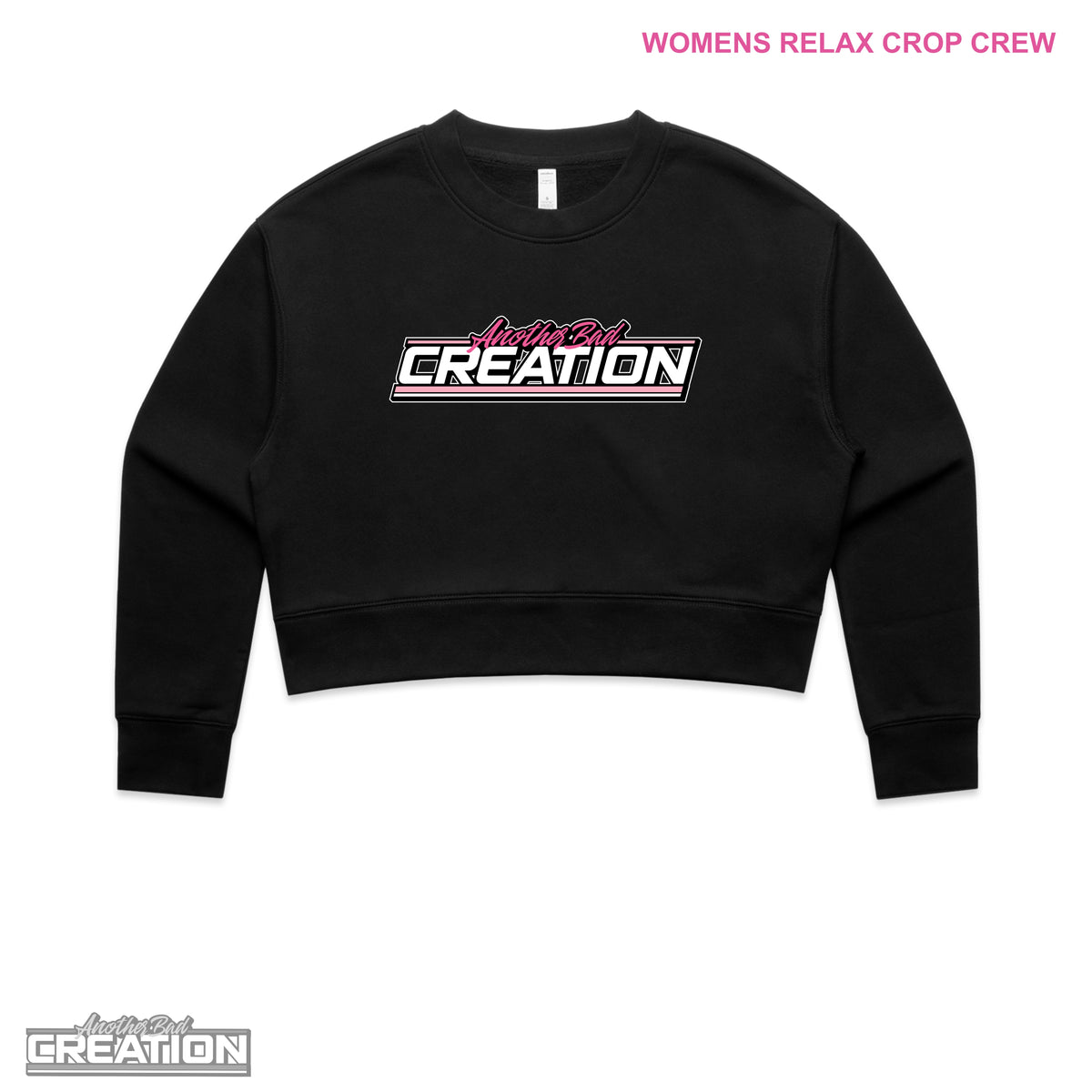 WOMENS ANOTHER BAD CREATION - ABC GEL PINK DROP CREWNECKS