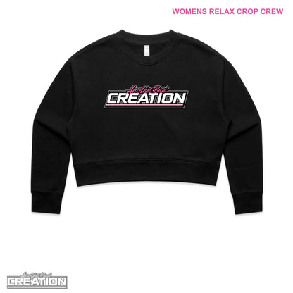 WOMENS ANOTHER BAD CREATION - ABC GEL PINK DROP CREWNECKS