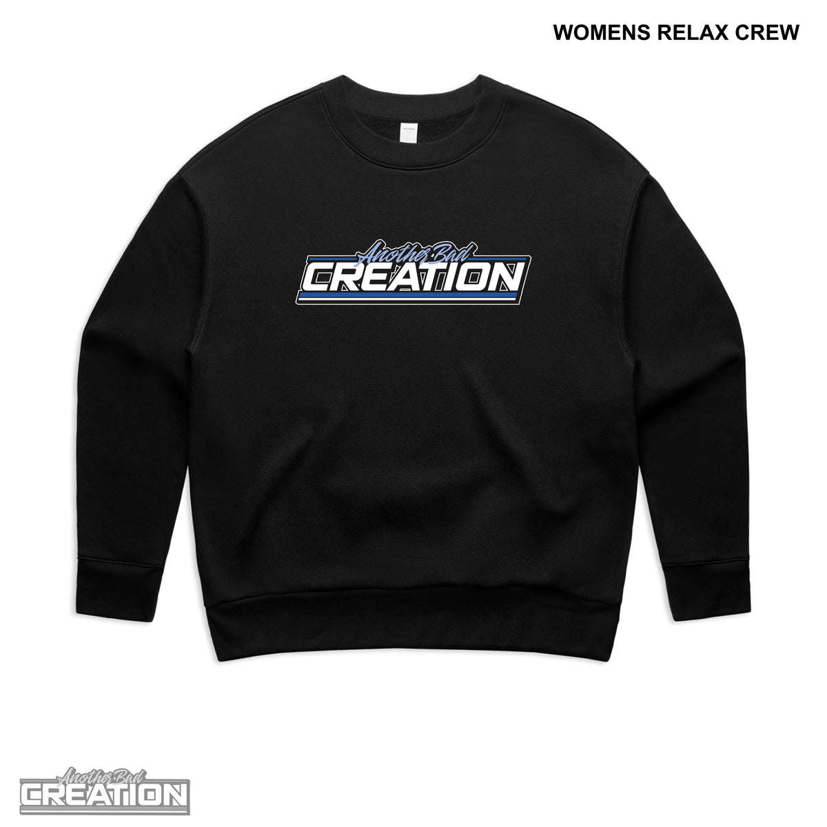 WOMENS ANOTHER BAD CREATION - ABC GEL BLUE DROP CREWNECKS