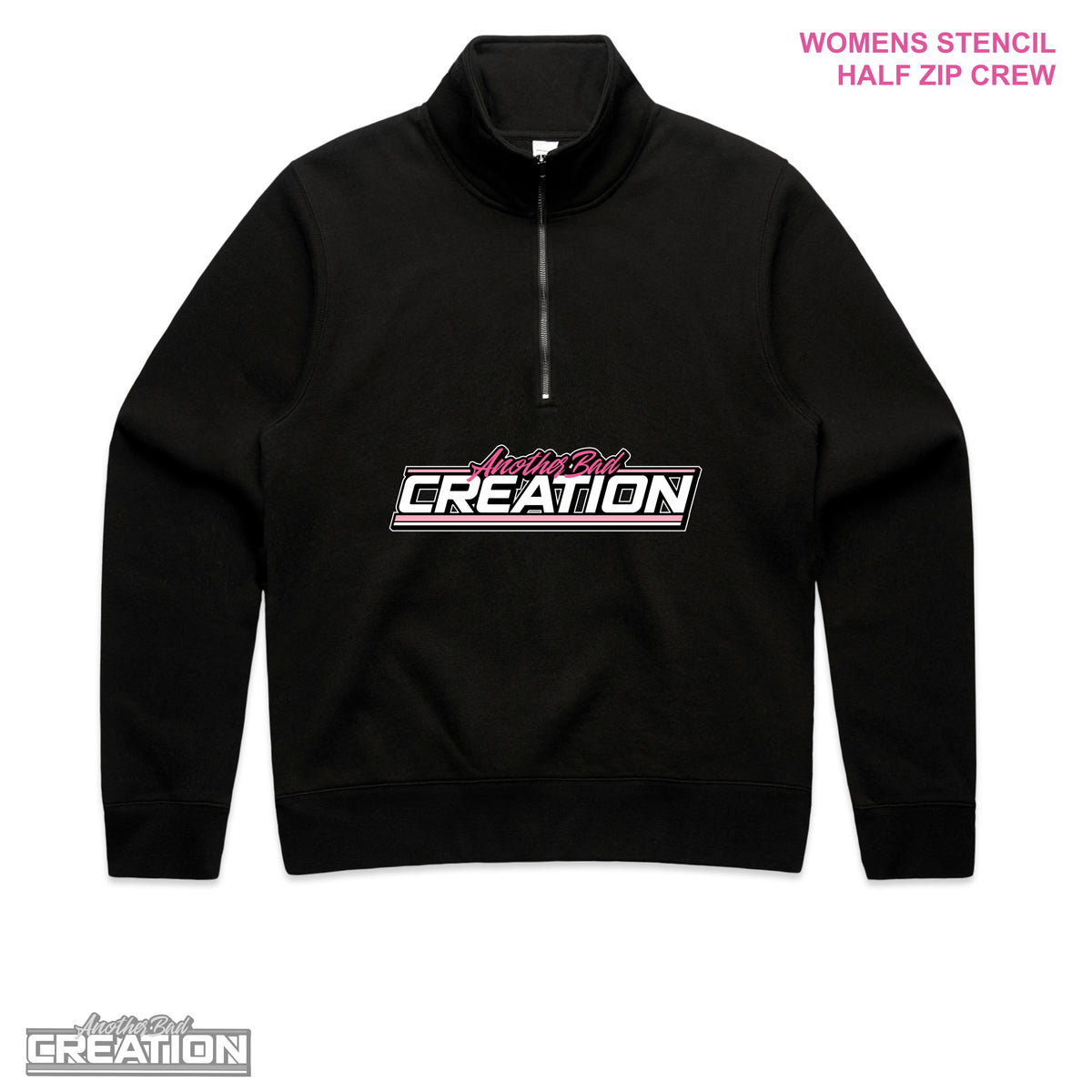 WOMENS ANOTHER BAD CREATION - ABC GEL PINK DROP CREWNECKS