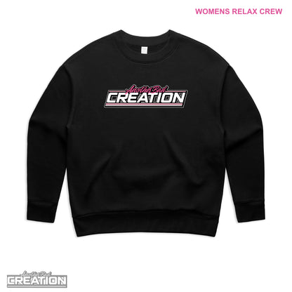WOMENS ANOTHER BAD CREATION - ABC GEL PINK DROP CREWNECKS