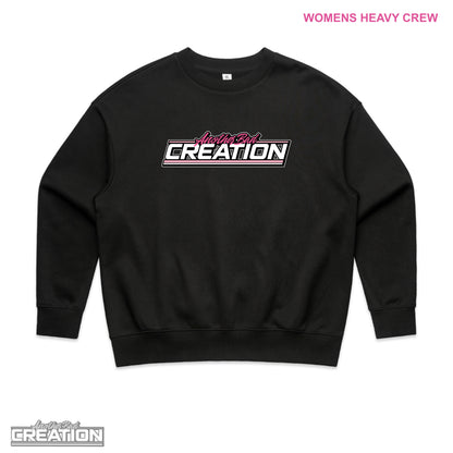 WOMENS ANOTHER BAD CREATION - ABC GEL PINK DROP CREWNECKS