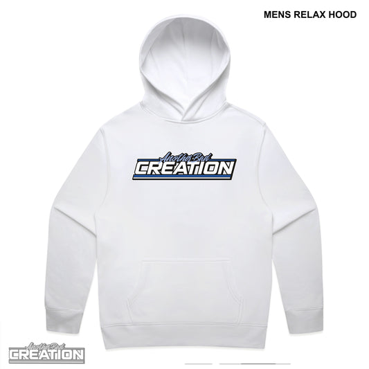 MENS ANOTHER BAD CREATION - ABC GEL BLUE DROP - RELAX HOODIES - 5161 - WHITE - BLACK