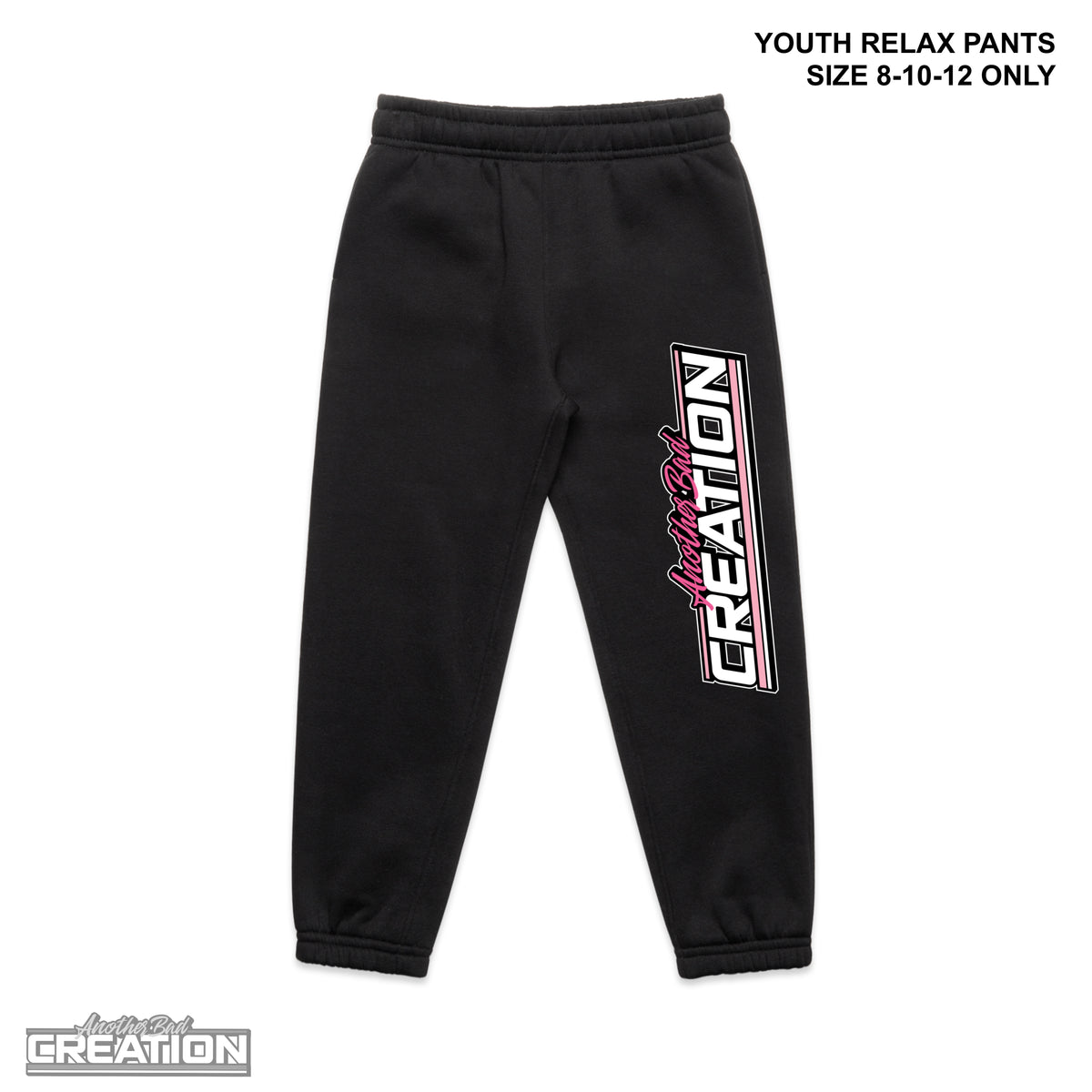 YOUTH ANOTHER BAD CREATION - ABC GEL PINK DROP - RELAX PANTS - 3041 BLACK