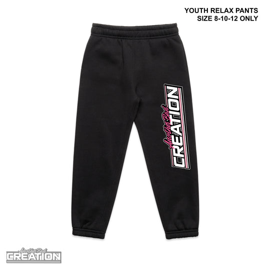 YOUTH ANOTHER BAD CREATION - ABC GEL PINK DROP - RELAX PANTS - 3041 BLACK