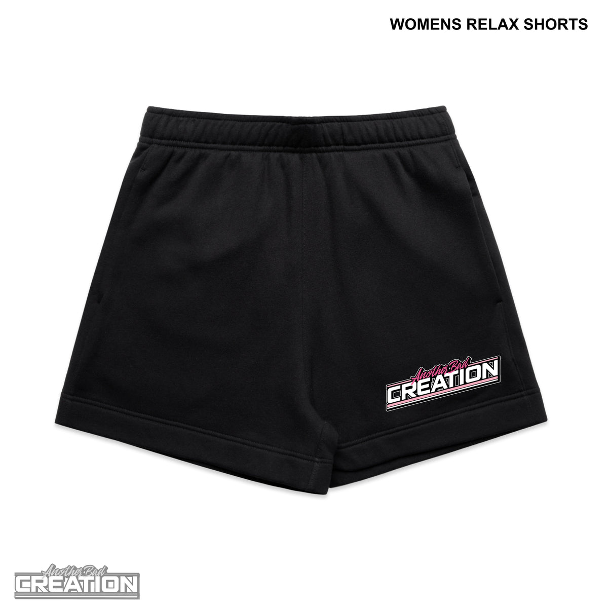 WOMENS ANOTHER BAD CREATION - ABC GEL PINK DROP - RELAX SHORTS - 4933