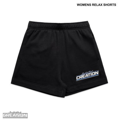 WOMENS ANOTHER BAD CREATION - ABC GEL BLUE DROP - RELAX SHORTS - 4933