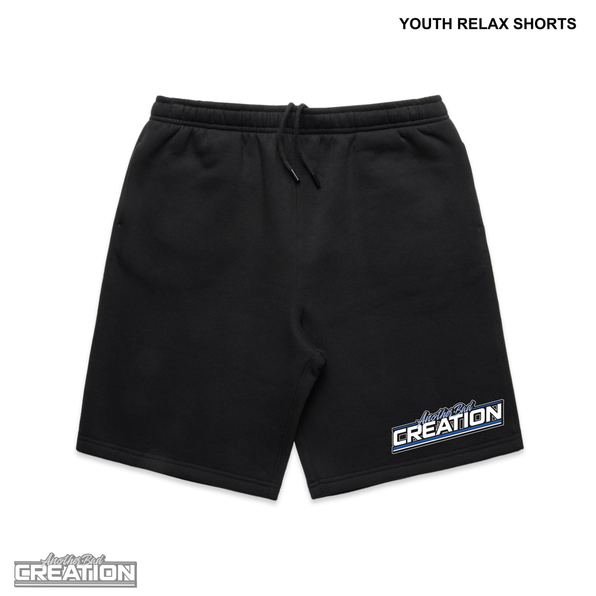 YOUTH ANOTHER BAD CREATION - ABC GEL BLUE - RELAX TRACK SHORTS - 3043