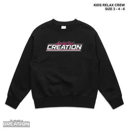KIDS  ANOTHER BAD CREATION - ABC GEL PINK SEPT DROP - RELAX CREW -3034 BLACK