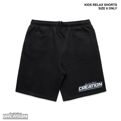 KIDS ANOTHER BAD CREATION - ABC GEL BLUE SEPT DROP - RELAX TRACK SHORTS - 3042 SIZE 6 ONLY