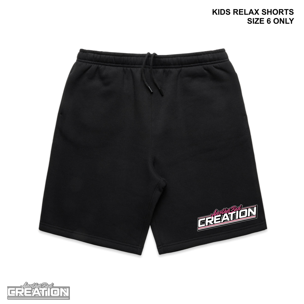 KIDS ANOTHER BAD CREATION - ABC GEL PINK SEPT DROP - RELAX TRACK SHORTS - 3042 SIZE 6 ONLY (Copy)