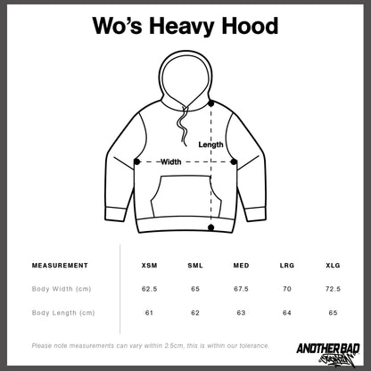 WOMENS ANOTHER BAD CREATION - ABC TEAL DEC DROP - HOODIES