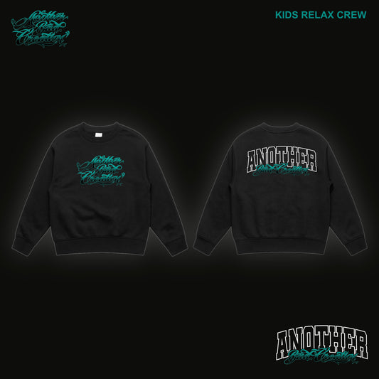 KIDS  ANOTHER BAD CREATION - ABC TEAL DEC DROP - RELAX CREW -3034 BLACK - SIZE 6 ONLY