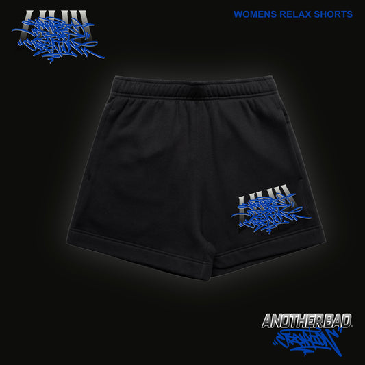 WOMENS ANOTHER BAD CREATION - ABC BLUE FEB DROP - RELAX SHORTS - 4933 - BLACK