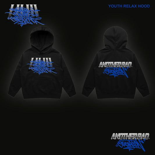 YOUTH ANOTHER BAD CREATION - ABC BLUE FEB DROP - RELAX HOOD - 3037 BLACK