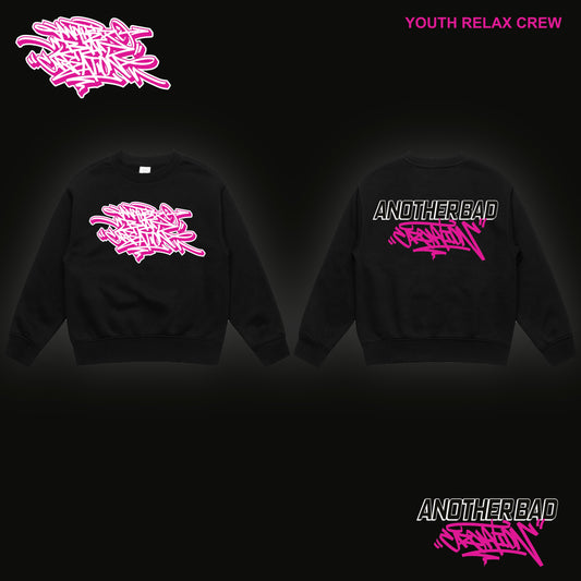 YOUTH ANOTHER BAD CREATION - ABC PINK ON BLACK DROP - RELAX CREW - 3035 BLACK
