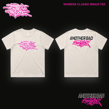WOMENS ANOTHER BAD CREATION - ABC PINK MARCH BONE DROP - TEES