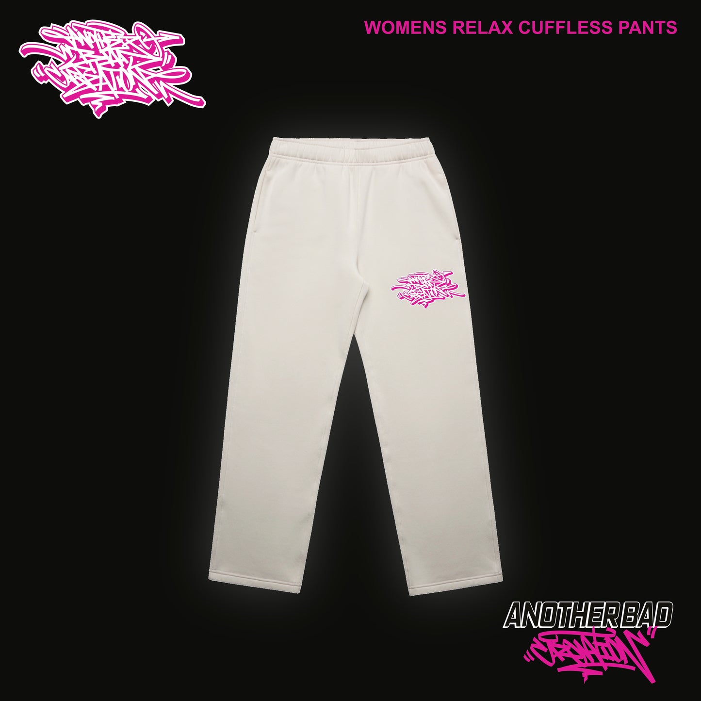 WOMENS ANOTHER BAD CREATION - ABC PINK MARCH BONE DROP - PANTS