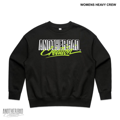 WOMENS ANOTHER BAD CREATION - ABC NEON MARCH DROP CREWNECKS