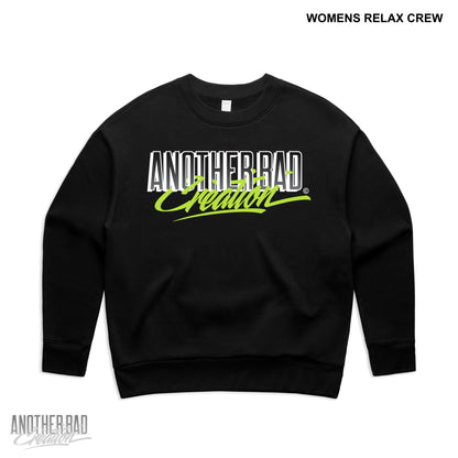 WOMENS ANOTHER BAD CREATION - ABC NEON MARCH DROP CREWNECKS