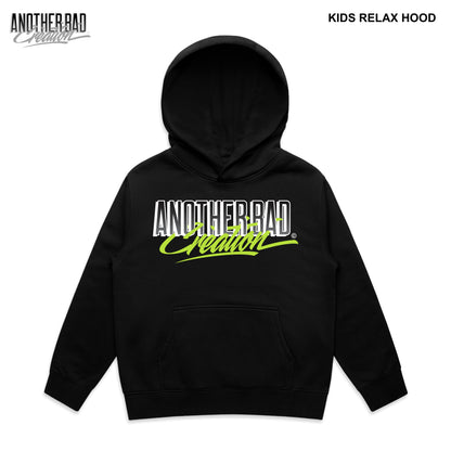 KIDS  ANOTHER BAD CREATION - ABC NEON MARCH DROP - RELAX HOOD - 3036 BLACK