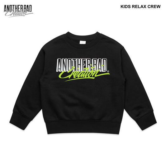 KIDS  ANOTHER BAD CREATION - ABC NEON MARCH DROP - RELAX CREW -3034 BLACK