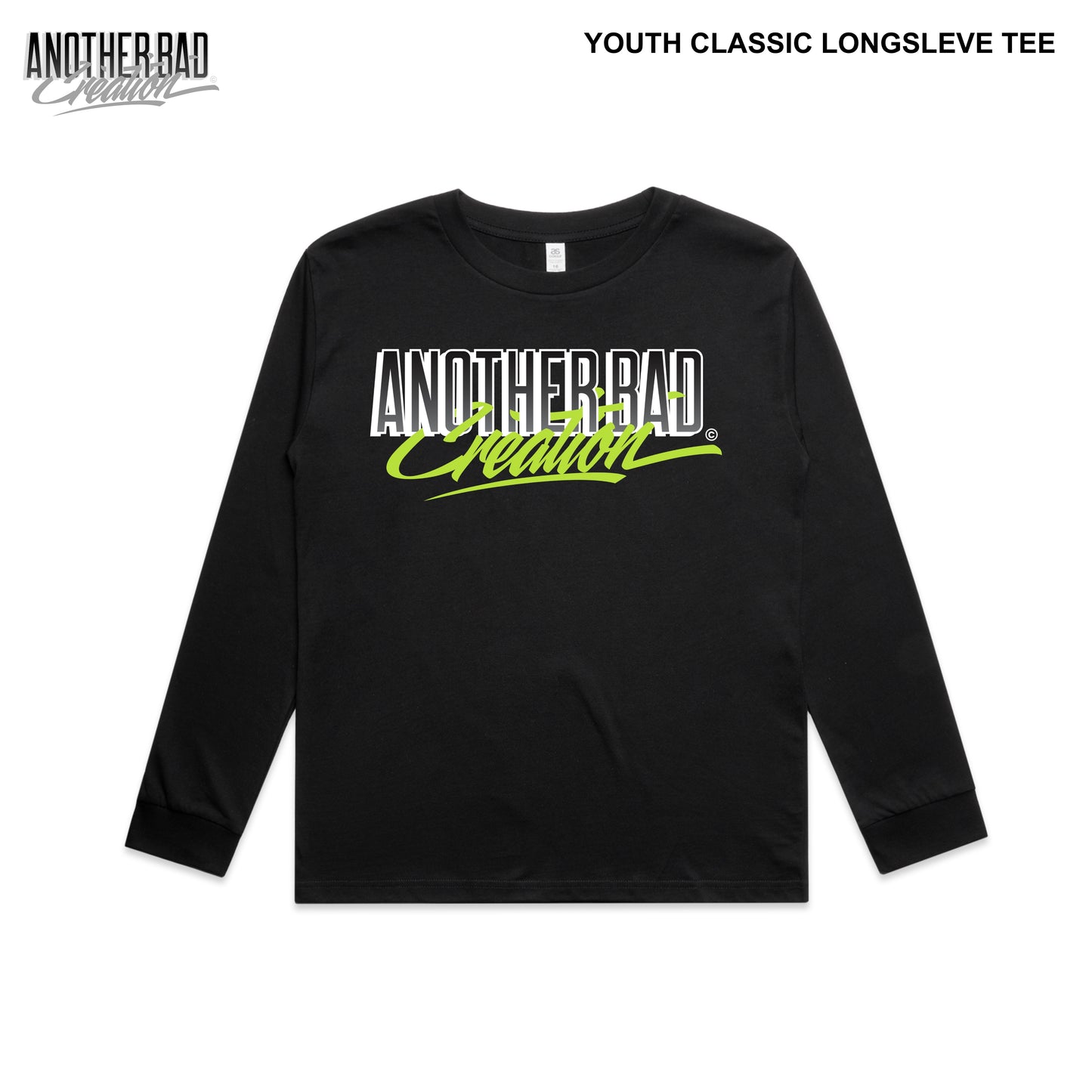 YOUTH  ANOTHER BAD CREATION - ABC NEON MARCH DROP - CLASSIC LONGSLEEVE TEE - 3063