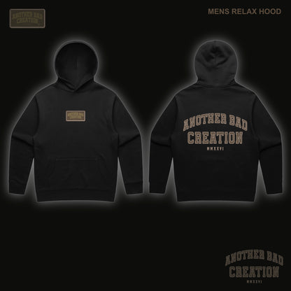 MENS ANOTHER BAD CREATION - ABC BROWN EMB JUNE DROP ON BLACK - HOODIES