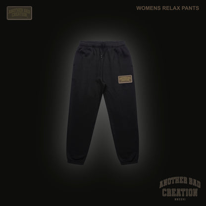 WOMENS ANOTHER BAD CREATION - ABC BROWN EMB JUNE  DROP RELAX PANTS -4932