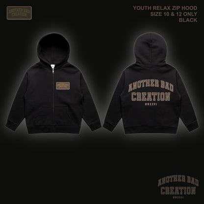 YOUTH ANOTHER BAD CREATION - ABC BROWN EMB JUNE DROP - HOODIES - BLACK