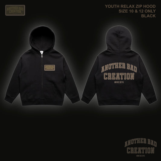 YOUTH ANOTHER BAD CREATION - ABC BROWN EMB JUNE DROP - HOODIES - BLACK