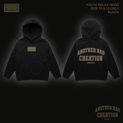 YOUTH ANOTHER BAD CREATION - ABC BROWN EMB JUNE DROP - HOODIES - BLACK