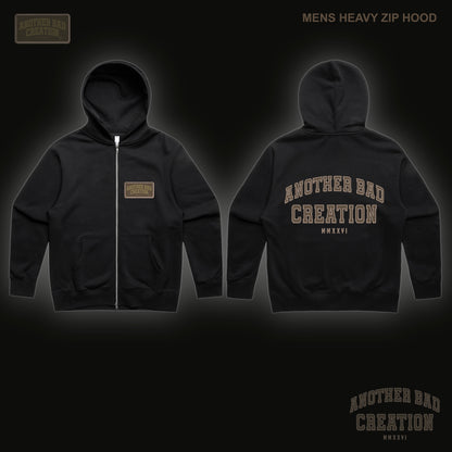MENS ANOTHER BAD CREATION - ABC BROWN EMB JUNE DROP ON BLACK - HOODIES