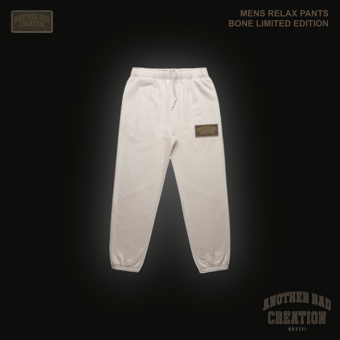 MENS ANOTHER BAD CREATION - ABC BROWN EMB JUNE DROP ON BONE - LIMITED EDITION