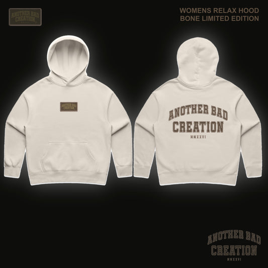 WOMENS ANOTHER BAD CREATION - ABC BROWN EMB JUNE DROP - BONE LIMITED EDITION