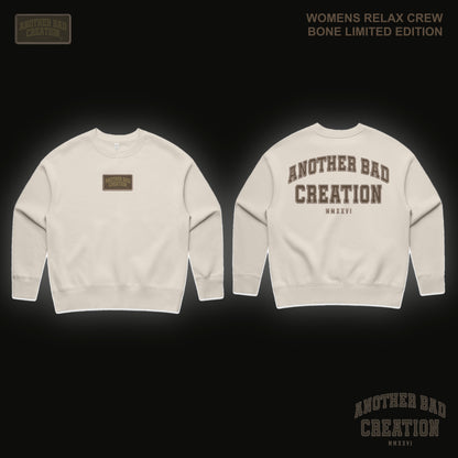 WOMENS ANOTHER BAD CREATION - ABC BROWN EMB JUNE DROP - BONE LIMITED EDITION