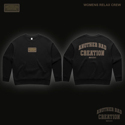 WOMENS ANOTHER BAD CREATION - ABC BROWN EMB JUNE - CREWNECKS