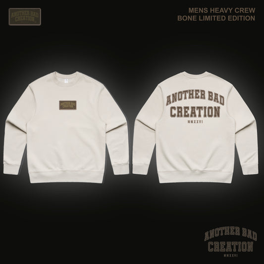 MENS ANOTHER BAD CREATION - ABC BROWN EMB JUNE DROP ON BONE - LIMITED EDITION
